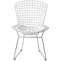 【美品】 ワイヤーチェア　リプロダクト品 ハリーベルトイア ハリー・ベルトイア | ワイヤーチェア/ホワイト - デザイナーズ